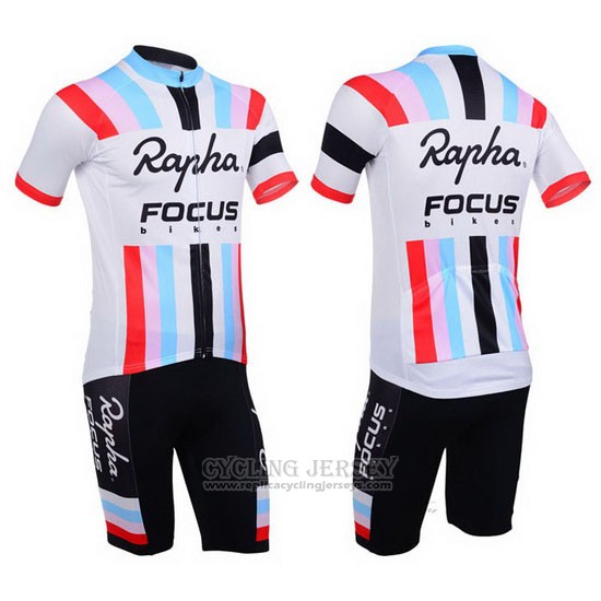 2013 Cycling Jersey Rapha White Short Sleeve and Bib Short
