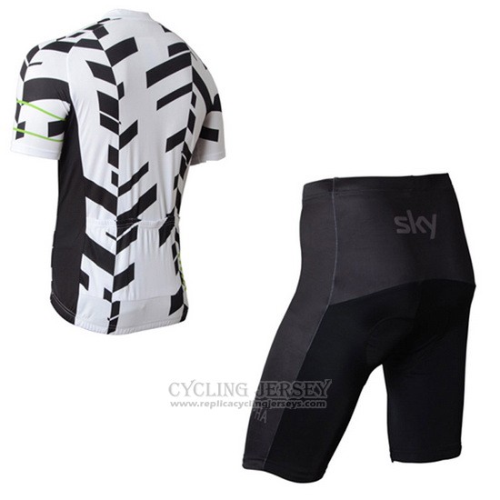 2015 Cycling Jersey Rapha White Short Sleeve and Bib Short