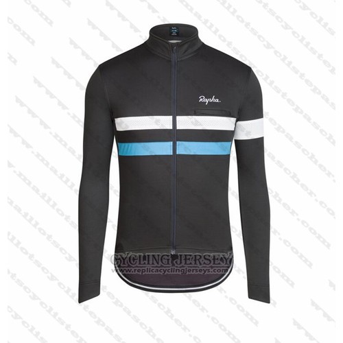2016 Cycling Jersey Rapha Black and White Short Sleeve and Bib Short
