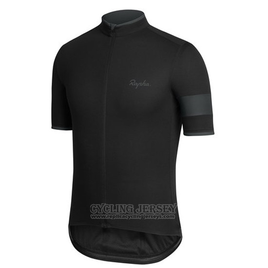 2016 Cycling Jersey Rapha White and Black Short Sleeve and Bib Short