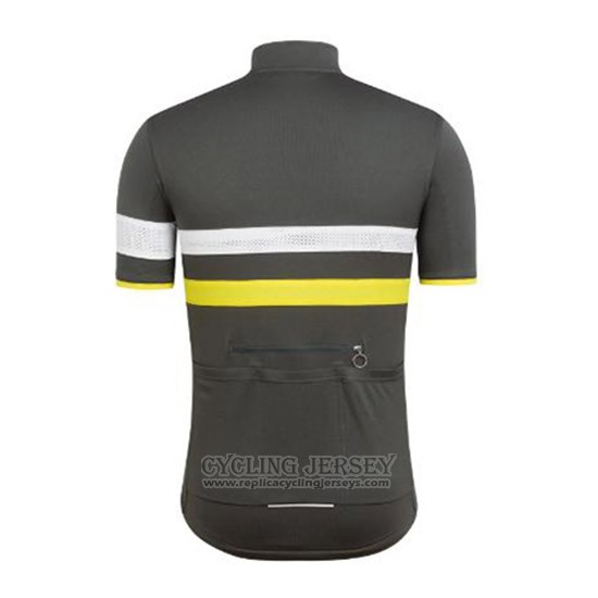 2018 Cycling Jersey Ralph Black and Yellow Short Sleeve and Bib Short
