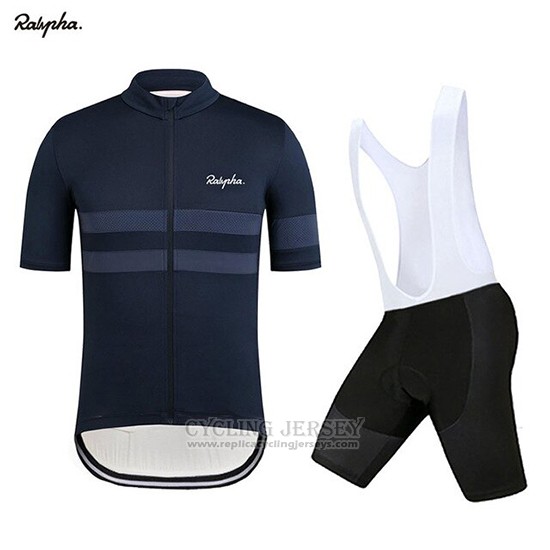2019 Cycling Clothing Rapha Dark Blue Short Sleeve and Overalls