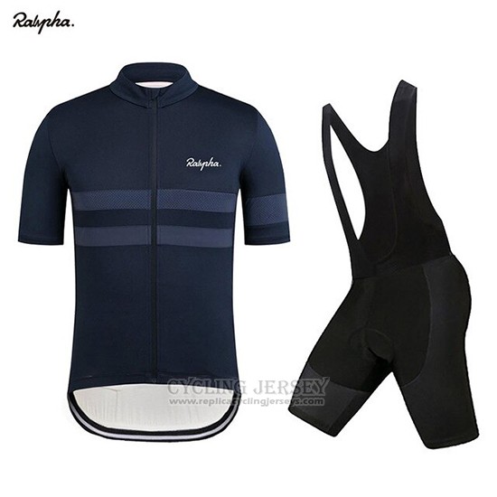 2019 Cycling Clothing Rapha Dark Blue Short Sleeve and Overalls