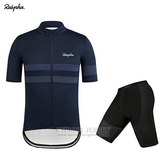 2019 Cycling Clothing Rapha Dark Blue Short Sleeve and Overalls