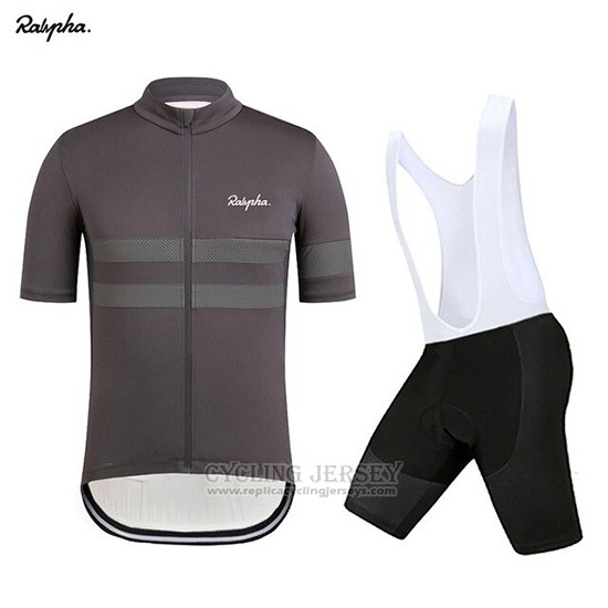 2019 Cycling Clothing Rapha Dark Gray Short Sleeve and Overalls