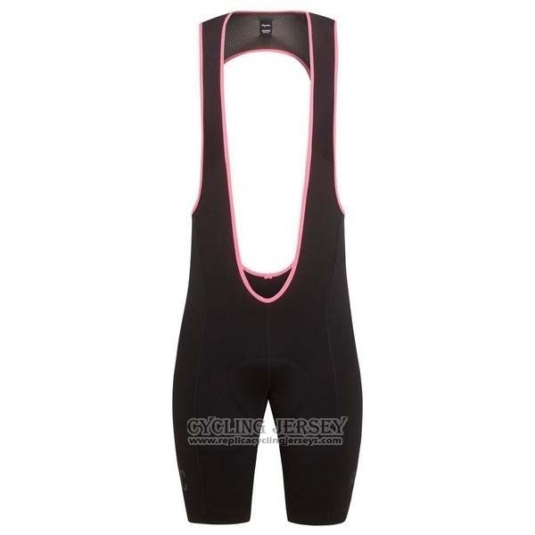 2019 Cycling Jersey Rapha Black Pink Short Sleeve And Bib Short