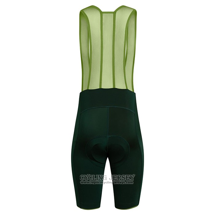 2021 Cycling Jersey Rapha Green Short Sleeve And Bib Short