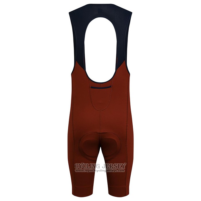 2021 Cycling Jersey Rapha Marron Orange Short Sleeve And Bib Short