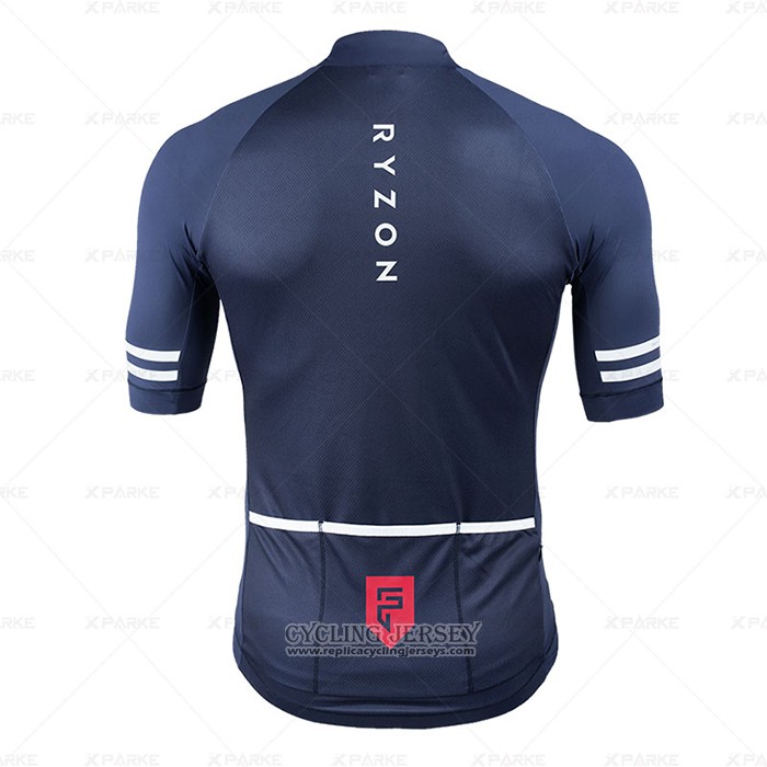 2020 Cycling Jersey Ryzon Blue Short Sleeve And Bib Short