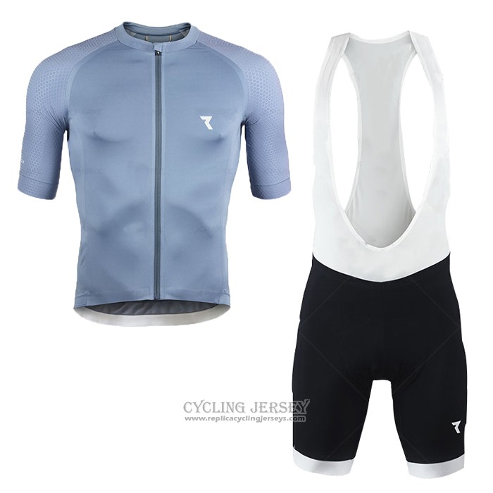 2020 Cycling Jersey Ryzon Sky Blue Short Sleeve And Bib Short