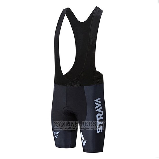 2019 Cycling Jersey STRAVA Red Short Sleeve and Bib Short