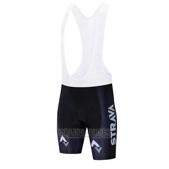 2019 Cycling Jersey STRAVA Yellow Short Sleeve and Bib Short