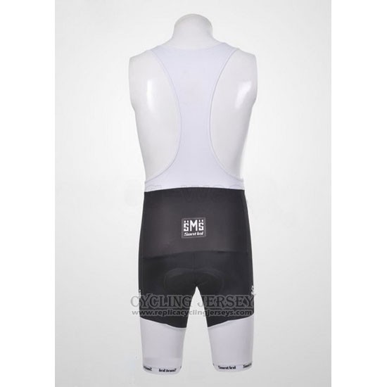 2011 Cycling Jersey Santini Black Short Sleeve and Bib Short