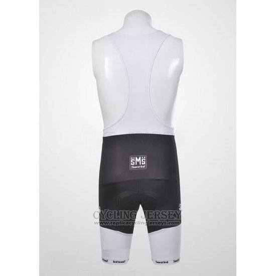2011 Cycling Jersey Santini White Short Sleeve and Bib Short