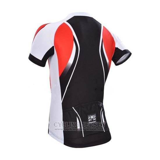 2014 Cycling Jersey Santini Black and White Short Sleeve and Bib Short