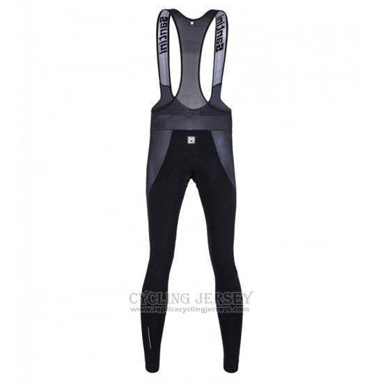 2016 Cycling Jersey Santini Black Long Sleeve and Bib Tight