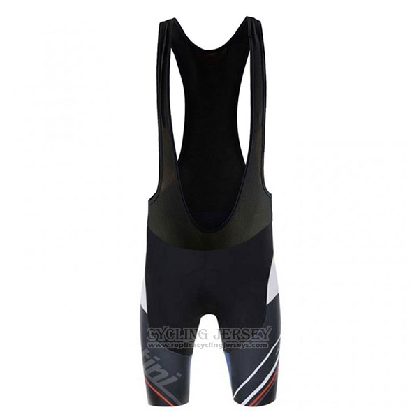 2017 Cycling Jersey Santini Airform Blue and Black Short Sleeve and Bib Short