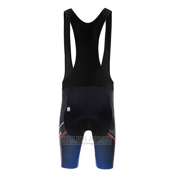 2017 Cycling Jersey Santini Airform Blue and Black Short Sleeve and Bib Short