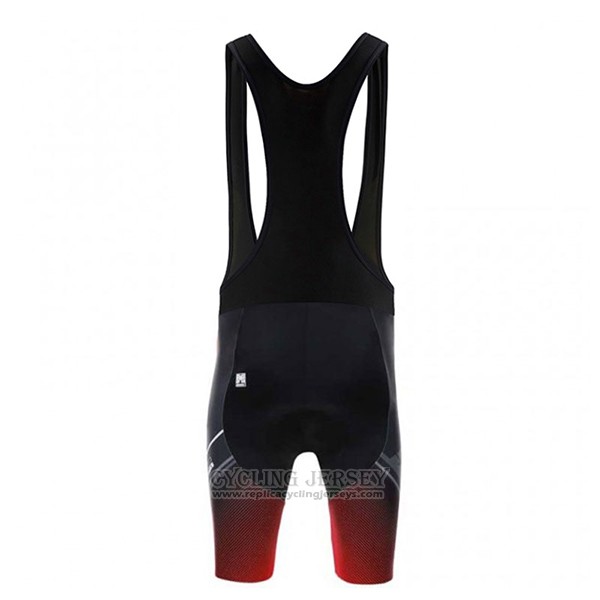 2017 Cycling Jersey Santini Airform Red Short Sleeve and Bib Short
