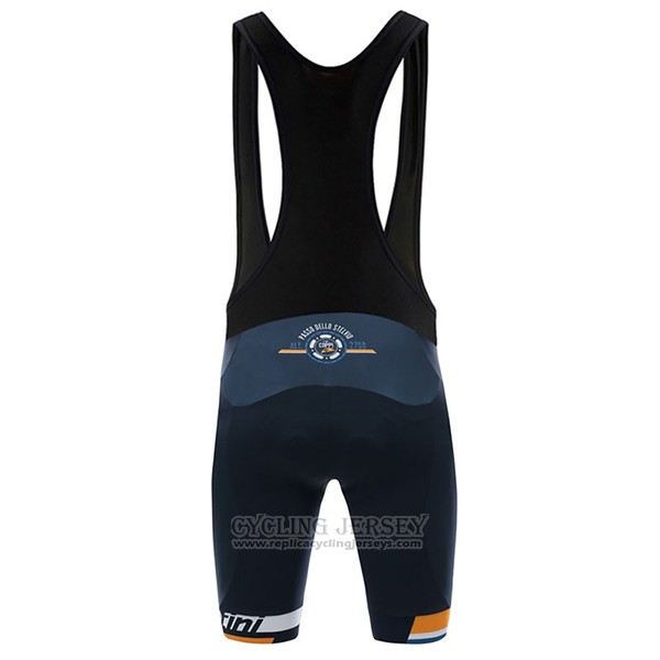 2017 Cycling Jersey Santini Blue Short Sleeve and Bib Short