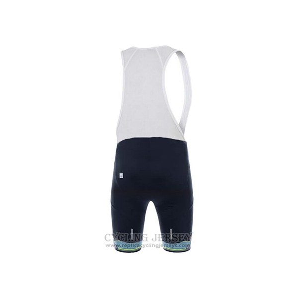 2017 Cycling Jersey Santini Collegrllo Deep Blue Short Sleeve and Bib Short
