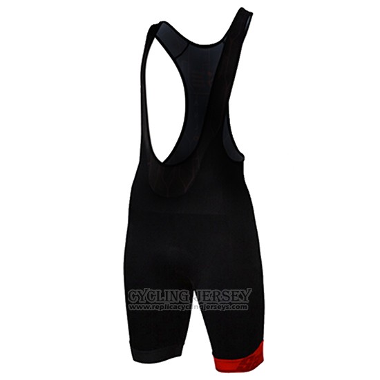 2017 Cycling Jersey Santini Red Short Sleeve and Bib Short