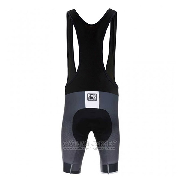 2017 Cycling Jersey Santini Sleek White and Gray Short Sleeve and Bib Short