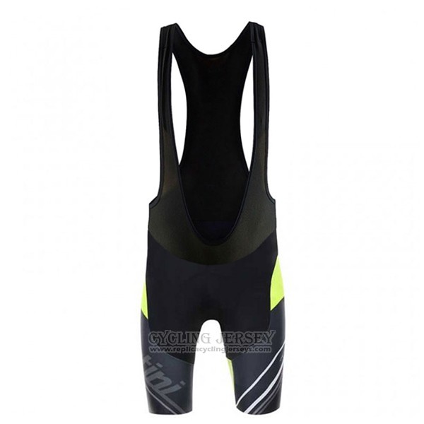 2017 Cycling Jersey Santini Tono Green and Black Short Sleeve and Bib Short