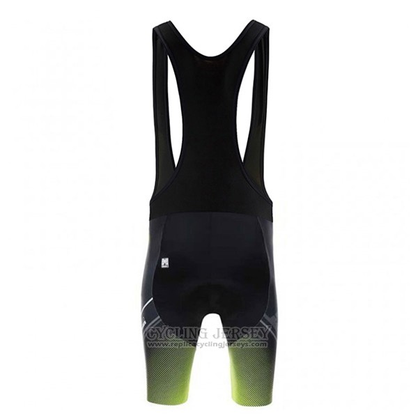 2017 Cycling Jersey Santini Tono Green and Black Short Sleeve and Bib Short