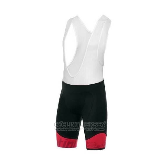 2018 Cycling Jersey Santini Ace Red Short Sleeve and Bib Short