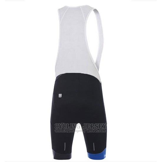 2018 Cycling Jersey Santini Dama Blue and Black Short Sleeve and Bib Short