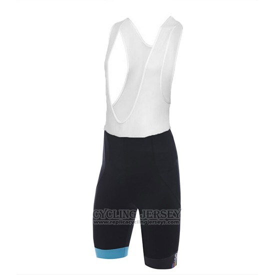 2018 Cycling Jersey Santini Skull Blue Short Sleeve and Bib Short