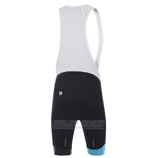 2018 Cycling Jersey Santini Skull Blue Short Sleeve and Bib Short
