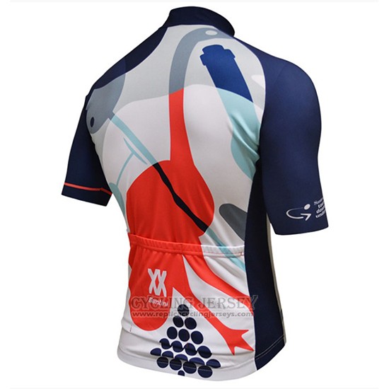 2018 Cycling Jersey Tour Down Under Santini Red Short Sleeve and Bib Short
