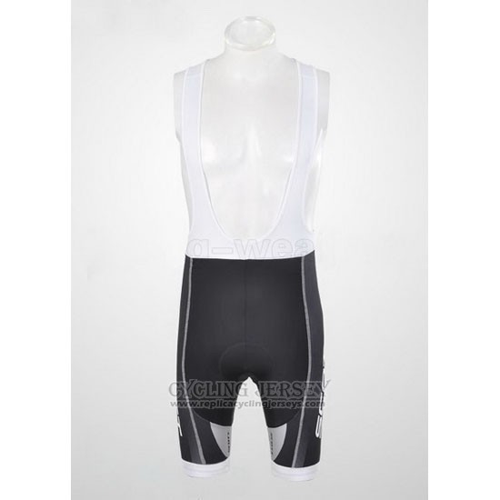 2012 Cycling Jersey Scott Black and Gray Short Sleeve and Bib Short