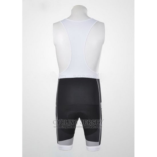 2012 Cycling Jersey Scott Black and Gray Short Sleeve and Bib Short
