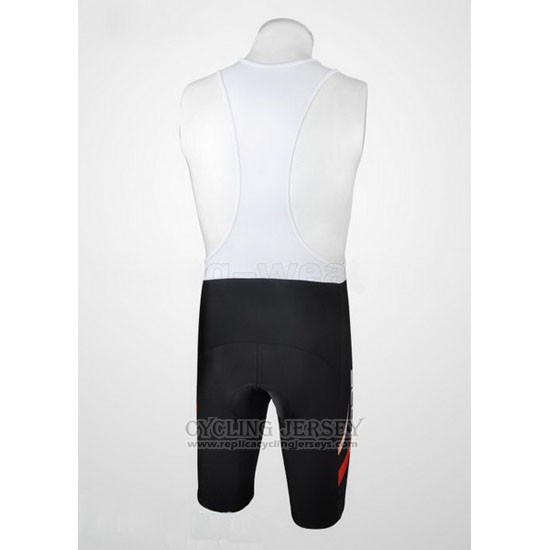 2012 Cycling Jersey Scott Black and Red Short Sleeve and Bib Short