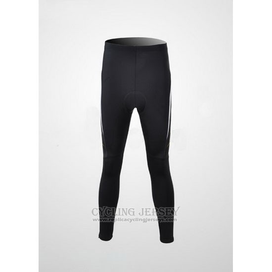 2012 Cycling Jersey Scott Black and White Long Sleeve and Bib Tight