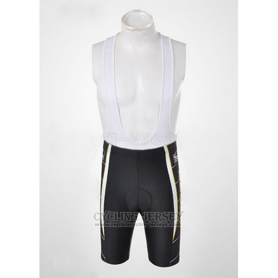 2012 Cycling Jersey Scott Black and White Short Sleeve and Bib Short