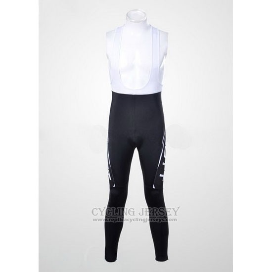 2012 Cycling Jersey Scott Gray and Yellow Long Sleeve and Bib Tight
