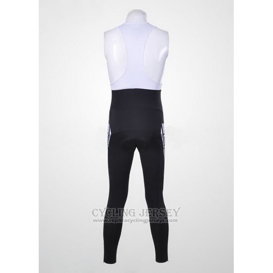 2012 Cycling Jersey Scott Gray and Yellow Long Sleeve and Bib Tight