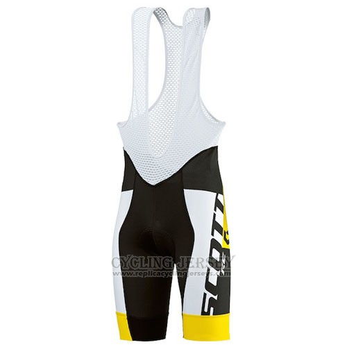 2016 Cycling Jersey Scott Black Short Sleeve and Bib Short