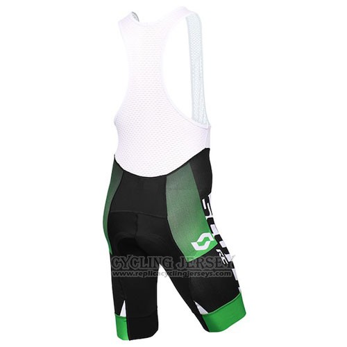 2016 Cycling Jersey Scott Black and Green Short Sleeve and Bib Short