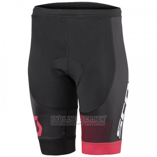 2016 Cycling Jersey Scott Black and White Short Sleeve and Bib Short