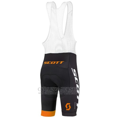 2016 Cycling Jersey Scott Bluee and Black Short Sleeve and Bib Short