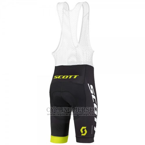 2016 Cycling Jersey Scott Green and Black Short Sleeve and Bib Short