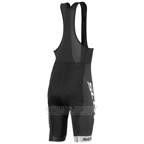 2016 Cycling Jersey Scott White and Bluee Short Sleeve and Bib Short