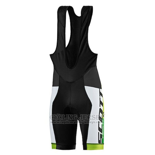2016 Cycling Jersey Scott Yellow and Green Short Sleeve and Bib Short