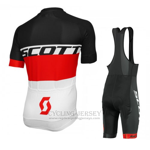 2016 Cycling Jersey Scott Yellow and White Short Sleeve and Bib Short