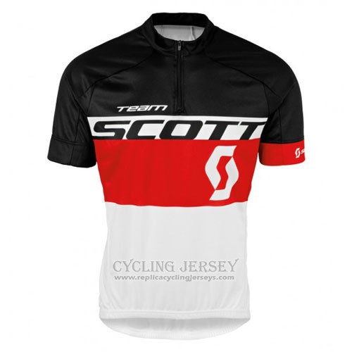 2016 Cycling Jersey Scott Yellow and White Short Sleeve and Bib Short